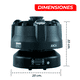 thumbnail image 5 of Cabeza Luz Led Figuras + Laser Estrobo Rgb Anca Luz Dmx, 5 of 5