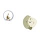 thumbnail image 5 of Figura de niña silenciosa, reloj de pared, estatua de mujer, centro de mesa, dormitorio, regalo para lectores, estantería, escultura abstracta de gran, 5 of 8