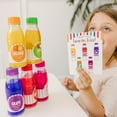 thumbnail image 3 of Melissa & Doug Tip & Sip Toy Juice Bottles and Activity Card (6 Pcs), 3 of 10