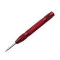 thumbnail image 3 of Kenally Punzón de pasador central automático, herramienta de agujeros de inicio de marcado con resorte, prensa de madera, marcador de abolladuras, Artesanía Rojo sin gorras Kenally TO000266-03, 3 of 6
