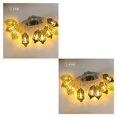 thumbnail image 3 of sweethay Festival Strip Lamp Decor Iluminación para el hogar Adorno LED Light String, Tipo E, 1.65 Metros, 10 Luces Ramadán E 1.65m 10 LED 2piezas sweethay CBP175208, 3 of 6