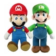 thumbnail image 1 of Muñeco de peluche Super Mario Bros Mario Luigi, 25 cm, juego de 2 piezas, 1 of 4