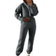thumbnail image 1 of ICHUANYI Clearance Women's Casual Color Long Sleeved Hoodie Trousers Sweatershirt Sports Suit(Dark Gray, S) ICHUANYI WER2023081117827, 1 of 5