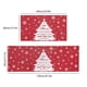 thumbnail image 3 of Juego de Alfombras Navideñas | Felpudos Rojos para Exterior, 2 Piezas, de Poliéster de Pelo Corto | Tapetes para Puerta de Entrada, Porche, Cocina, Sala de Estar y Patio | Tapetes Lavables con Varias, 3 of 6