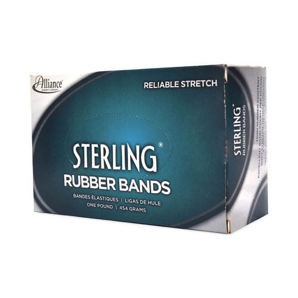Sterling Rubber Bands, Size 62, 0.03" Gauge, Crepe, 1 Lb Box, 600/box | Bundle of 2 Boxes