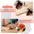 thumbnail image 1 of Abrazadera De Ángulo Recto De 90 Grados, 4 Abrazaderas De Esquina Para Carpintería, Juego De Abrazaderas De Esquina, Abrazadera De Esquina De Marco De Fotos Para Herramienta Manual De Bricolaje, Adecu Feliz Sencillez, 1 of 5