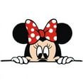 thumbnail image 1 of Disney Mickey Mouse Car Stickers Cute Cartoon Minnie Rearview Mirror Sticker Anime Window Car Motorcycle Creative Tail Stickers, 1 of 1