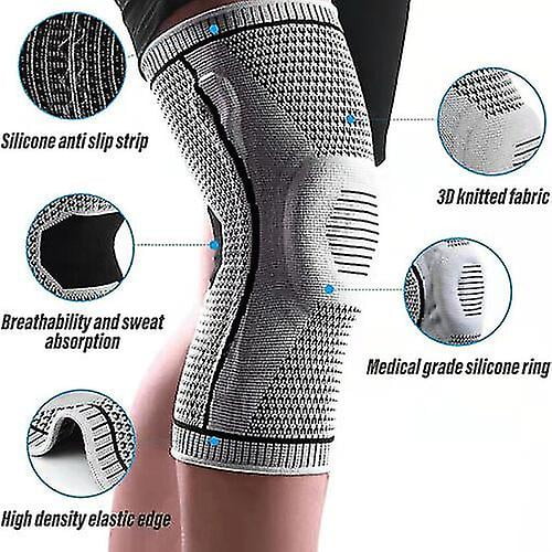 COPPER HEAL Knee Compression Sleeve Recovery Knee Brace GUARANTEED with  Highest Copper Infused Content to Support Stiff Sore Muscles and Joints
