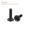 thumbnail image 3 of Unique Bargains Flanged Button Head Socket Cap Screws, 25 Pack M4x16mm 304 Stainless Steel Bolts, 3 of 5