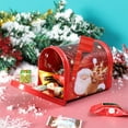 thumbnail image 1 of PEONAVET Small Organiser Christmas Burst Mailbox Shaped Storage Box Candy Storage Box Storage Iron Box Christmas Mailbox Gift Box Christmas Storage Box, 1 of 6
