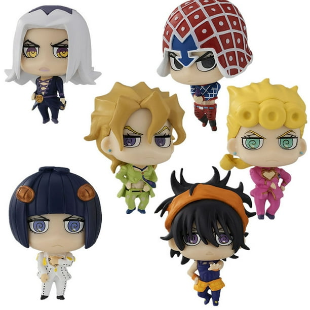 Figura de anime coleccionable Jojo's Bizarre Adventures, 6 unidades