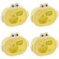 thumbnail image 1 of Fiambrera Cartoon Frog Bento Apto para lavavajillas con 2 compartimentos Amarillo, 1 of 2