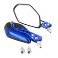 thumbnail image 2 of Motorcycle Rear View Mirrors, 1 Pair of  Scooter Aluminum Flame Pattern Side Rear View Mirrors for  M8M10 Universal Motorcycle, 2 of 8