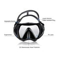 thumbnail image 4 of Gafas de buceo Máscara de buceo transparente de tres ventanas con snorkel completamente seco y aletas ajustables para hombres y mujeres Equipo de buceo, 4 of 8