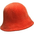 thumbnail image 5 of CoCopeaunts Women Bucket Hat Autumn Winter Wild Wear Corduroy Solid Fisherman Hat Men Outdoor Warm Packable Bell Bucket Cap, 5 of 8