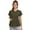 Dark Green, variant on NAMTYQX Scrubs for Women, Classic Fit, Four-Way Stretch, Short Sleeve, V Neck, Anti-Wrinkle Women’s Medical Scrub Top Dark Green Size 2XL
