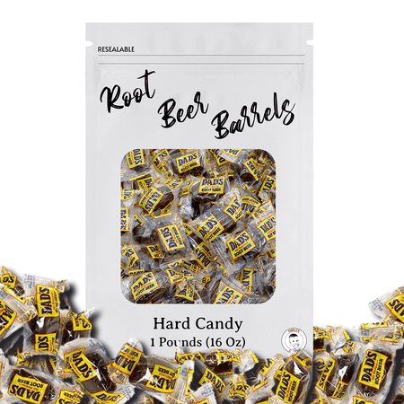 OBELYS DAD’S ROOT BEER BARRELS – INDIVIDUALLY WRAPPED OLD FASHIONED CANDY | 1 POUND