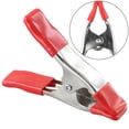 thumbnail image 3 of 1Pc 4Inch Metal Nickel Plated A-Shaped Clip Spring Clamps Woodworking Grip Tools Red, 3 of 10