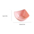 thumbnail image 3 of Fievgin Plastic Serving Bowls, Square Angled Mini Bowls for Salad, Fruit, Kitchen Countertop, Party & Home Table Decor, 3 of 6