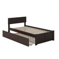 thumbnail image 2 of Orlando Twin Extra Long Bed with Footboard and Twin Extra Long Trundle in Espresso, 2 of 7