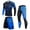 Blue, variant on Giftesty Womens Pants Clearance!Men's Leisure Sports Fitness Clothing Cycling Clothing Basketball Clothing Three-piece Quick-drying Long-sleeved Trousers