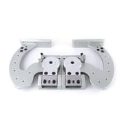Miumaeov Universal Adjustable Vertical Door Hinges Bolt Butterfly 90° Car Doors for Lambo
