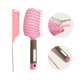 thumbnail image 1 of Peine flexible grande Peine de masaje de 2 piezas Peine de zona de cabello rizado con cola puntiaguda de 9 filas TUNC Sencillez, 1 of 5
