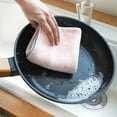 thumbnail image 3 of 3 Pcs Thick Microfibre Cleaning Cloths; Dish Cloths Soft Kitchen Wash Cloth For Washing Dishes Dish Rags, 3 of 6