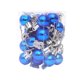 thumbnail image 1 of Mini bolas navideñas azules de 2 cm de Linaichen, adornos irrompibles para árboles y bodas (24 unidades), 1 of 6