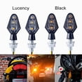 thumbnail image 5 of MYG 1 Pair Motorcycle Amber 3-LED 12V Signals Turn Blinker For Lights For Honda, 5 of 5