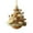 K, variant on Viral Christmas Bee Honey Acrylic Ornament - 3D Embossed Hand-Painted Stripes Hanging Pendant, UV-Resistant Finish Cute Festive Decor for Christmas Tree, Gift Boxes & Holiday Parties, 3.15in, C