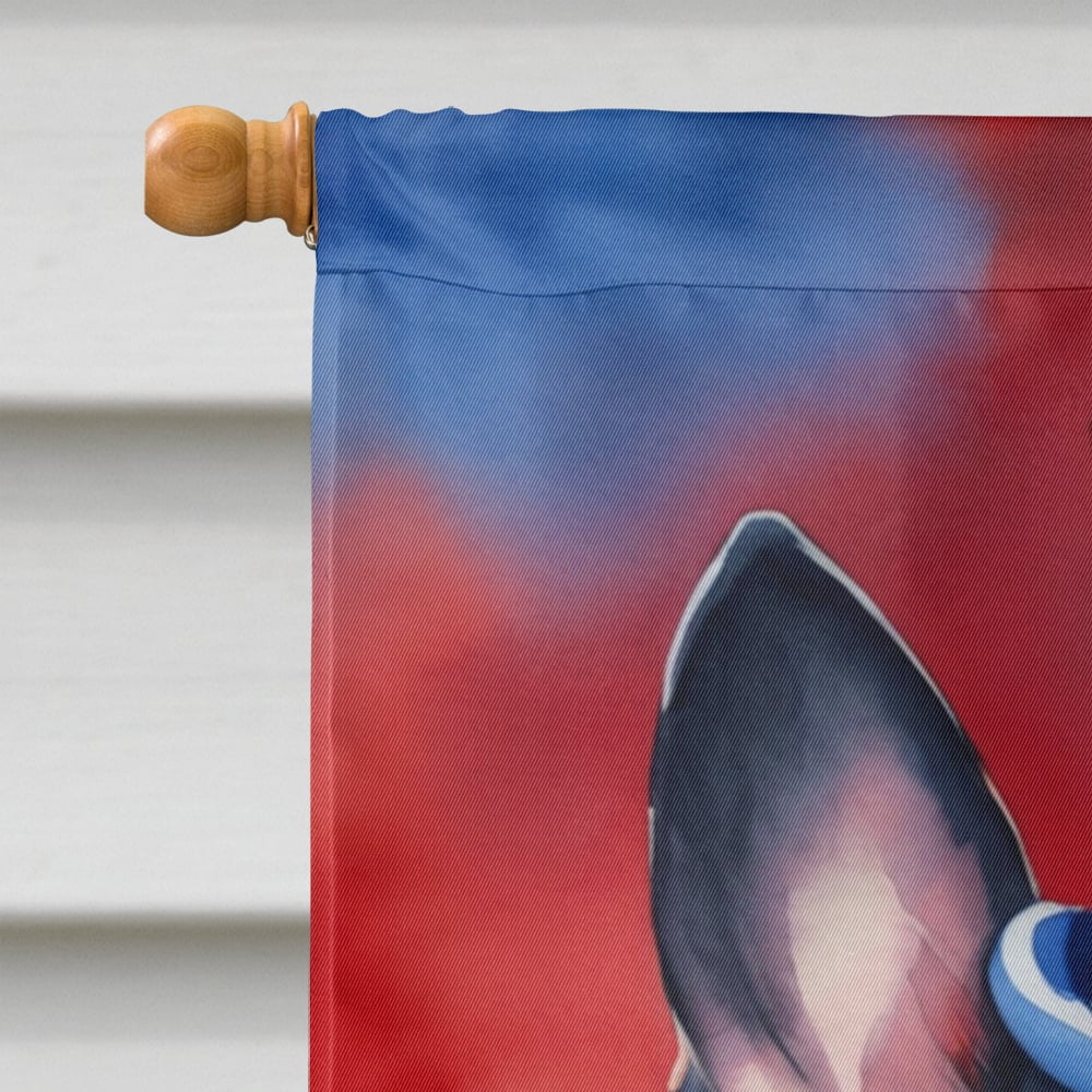 Boston Terrier Patriotic American House Flag 28 in x 40 in