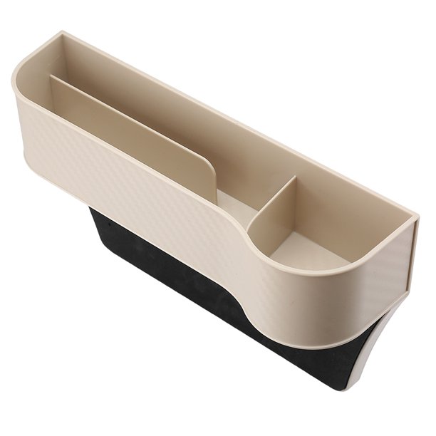 Car Seat Gap Holder Fibra de carbono Estuche multifuncional Accesorios impermeables para automóviles