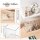 thumbnail image 5 of Qtip acrylic holder, excluding other items, cotton swab holder, bathroom jars with lids, apothecary jar dispenser for cotton ball, cotton swab, round cotton swabs, dental floss, 5 of 5