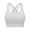 Grey, variant on Sports Bras for Women Underwear Built In Bra Tank Tops Floral Lace Nursing Bras Front Close Bras for Older Women Sexy Large Size Integrated High Strength Shockproof Yoga Running Fitness Sports