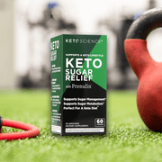 Keto Science Keto Sugar Relief, Supports Sugar Management, Supports Sugar Metabolism, Promotes Weight Control, Improves Keto Diet Compliance, 60 count, 30 Servings