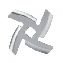 Meat grinder blade Meat grinder stainless steel food grinder accessories, food meat grinder blade knife and knife compatible, suitable for No. 5 meat grinder46mm