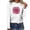 White, variant on AOOCHASLIY Women Fall Tops Women's Loose Casual Fashion Long Sleeve Breast Printing Tops