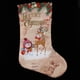 thumbnail image 5 of Medias navideñas de tela con forma de muñeco de nieve y alce, bolsas de dulces y adornos navideños, 5 of 9