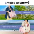 thumbnail image 5 of Fit & Fresh, 24-Can Soft Sided Insulated Cooler Bag, Leak Proof, Portable, Travel, Pink Gingham, 5 of 8