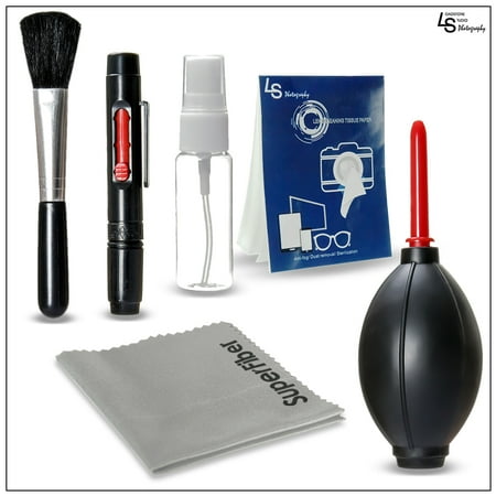 6-in-1 Lens Maintenance Cleaning Kit For DSLR Camera Lenses, Filters, & other Camera Accessories & Equipment by Loadstone Studio WMLS1247