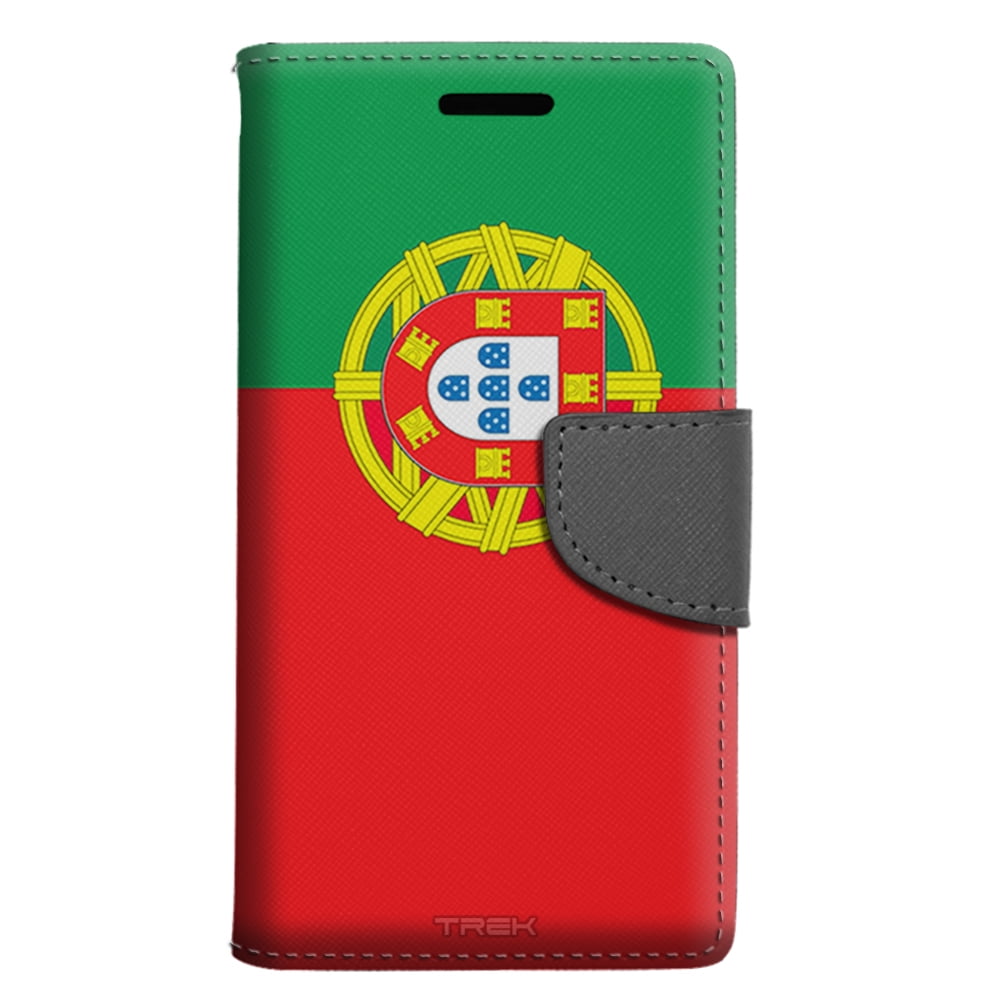 Samsung Galaxy S7 Wallet Case Portugal Flag Case by Trek Media Group