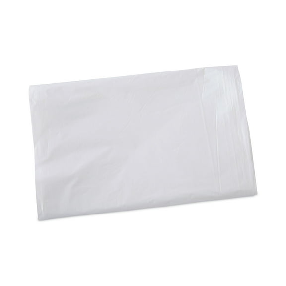Boardwalk Linear Low Density Industrial Trash Bags, 16 gal, 0.5 mil, 24 x 32, White, 500/Carton