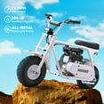 thumbnail image 6 of HOVERHEART Gas Mountain Bike, 105cc 4-Stroke Gas Powered Off Road Motorcycle (Model-MB0001) with Led Lights, Disc Brake, Max Load 200Lbs, Up to 30Kph, NO OIL MIX REQUIRED, 6 of 7