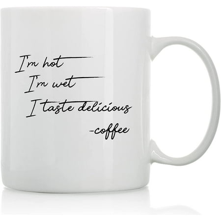 

I Taste Delicious Mug - 11oz and 15oz Funny Coffee Mugs - The Best Funny Gift for Friends and Colleagues - Coffee Mugs and Cups with Sayings by