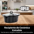 thumbnail image 3 of Olla de Cocción Lenta Better Chef Ovalada con Recipiente de Cerámica Extraíble 6 Qt, 3 of 6