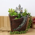 thumbnail image 3 of CSCHome Flower Pot Succulent Planters Tree Hole Pots Resin Flower Plant Pot Garden Micro Landscape Resin Bonsai for Office Home Garden Decoration, 3 of 6
