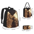 thumbnail image 2 of Disketp Egyptian Cat Pharaoh Magic Mochila Estampada de Gran Capacidad con Lonchera y Estuche, Set de 3 Piezas para Estudiantes, 2 of 7