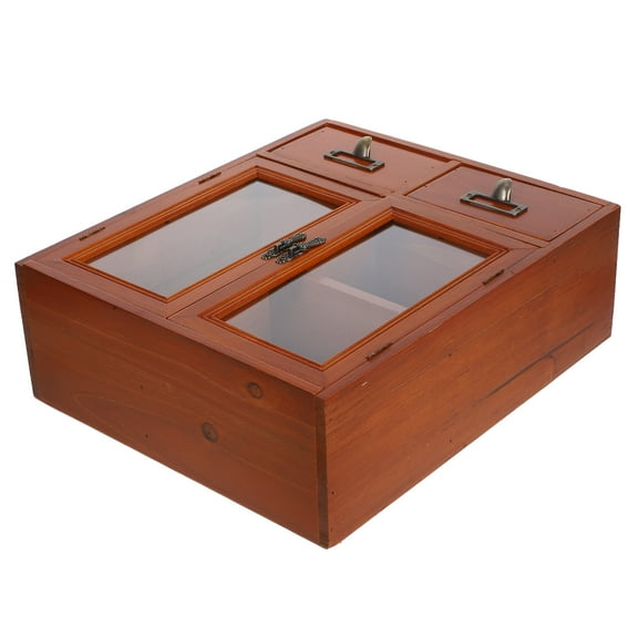 Topbathy Brown Wooden Double Door Wall Cabinet for Kitchen and Home Storage, and Stylish Organizer