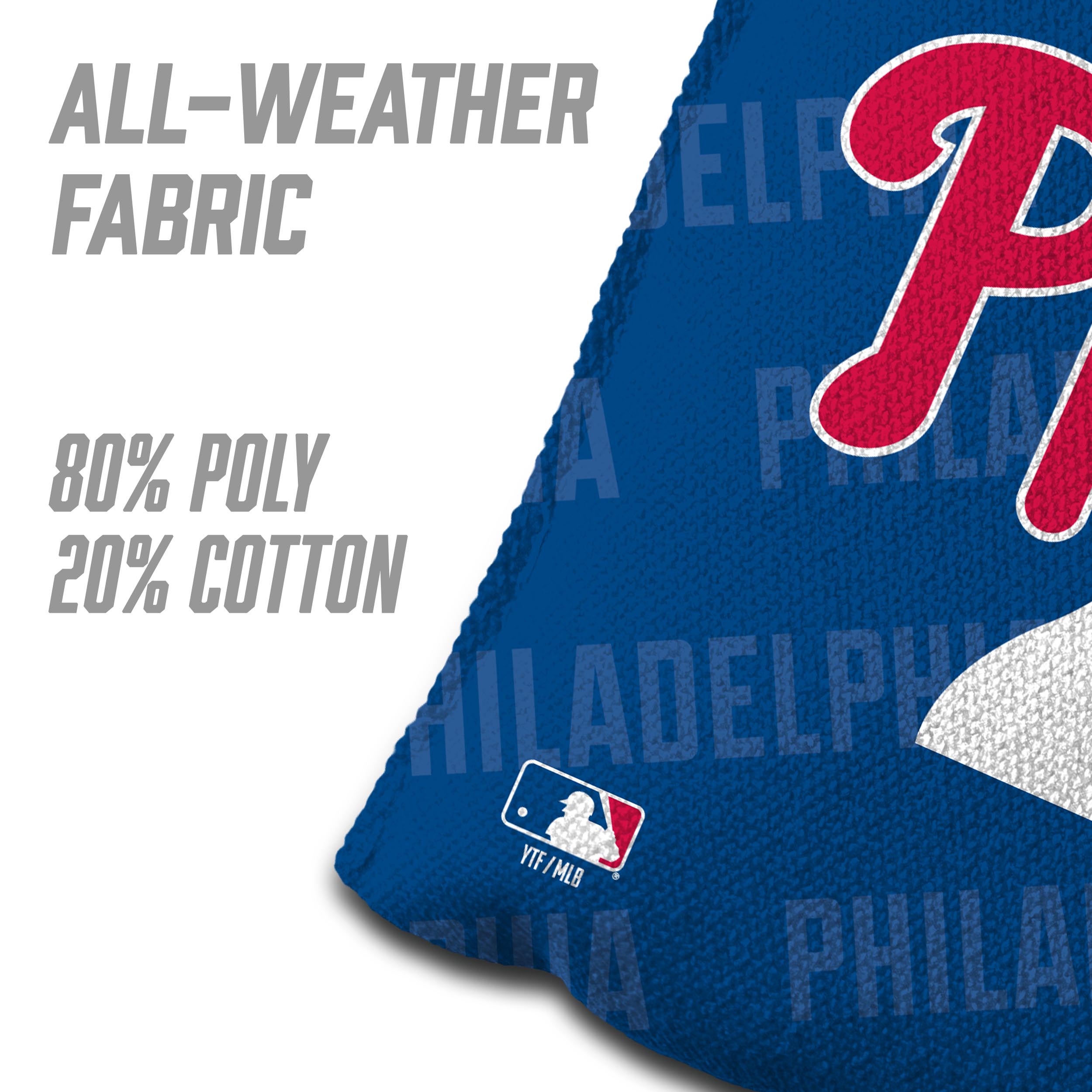 MLB Philadelphia Phillies Cornhole Bags - 4PK - Blue